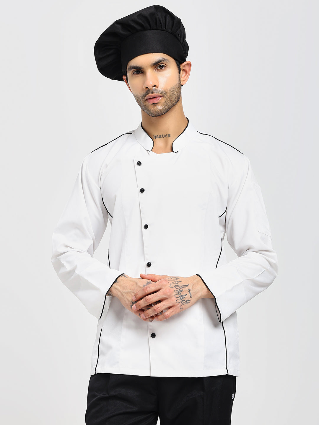 Premium Chef Coat with Black detailing