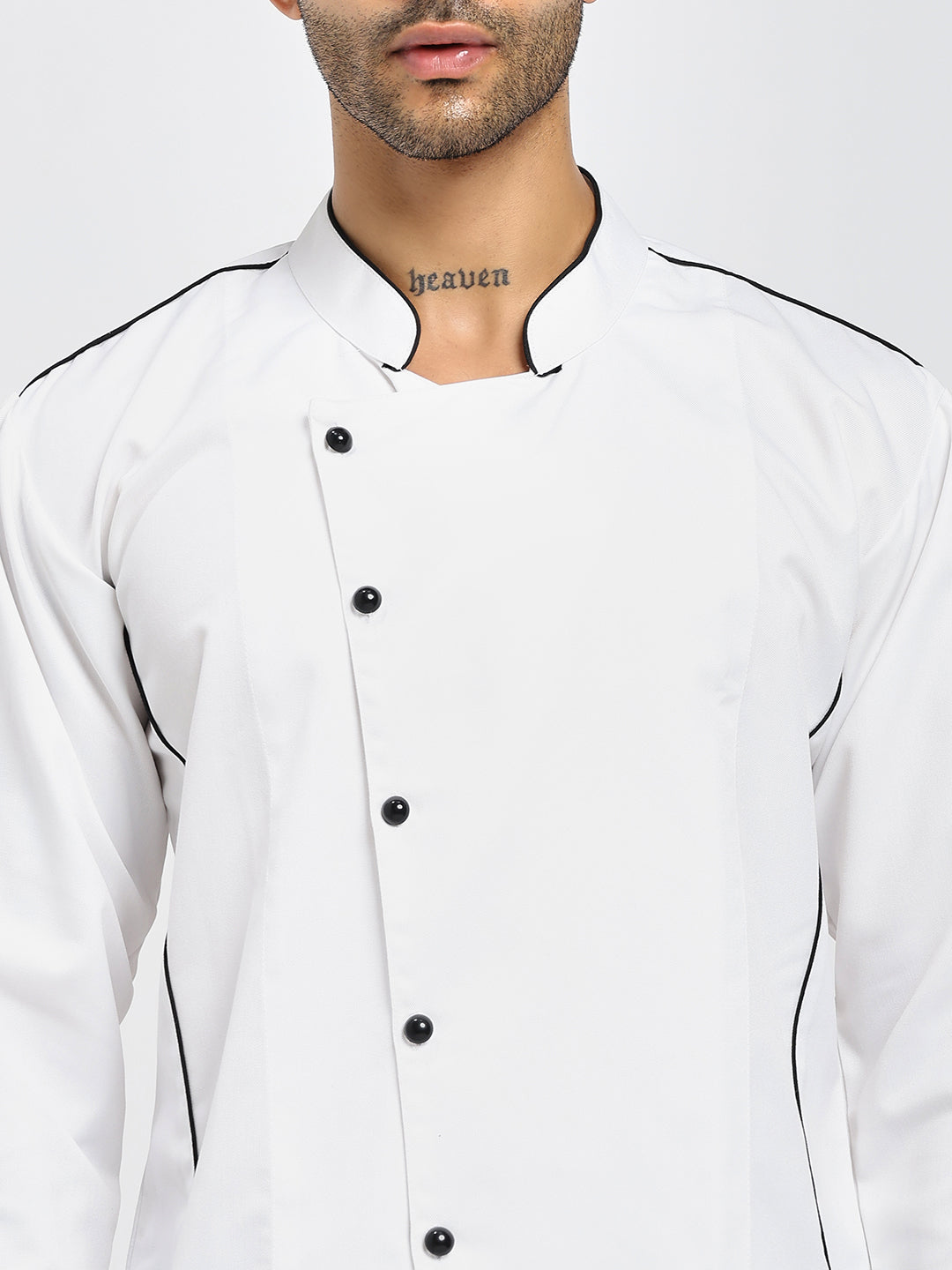 Premium Chef Coat with Black detailing