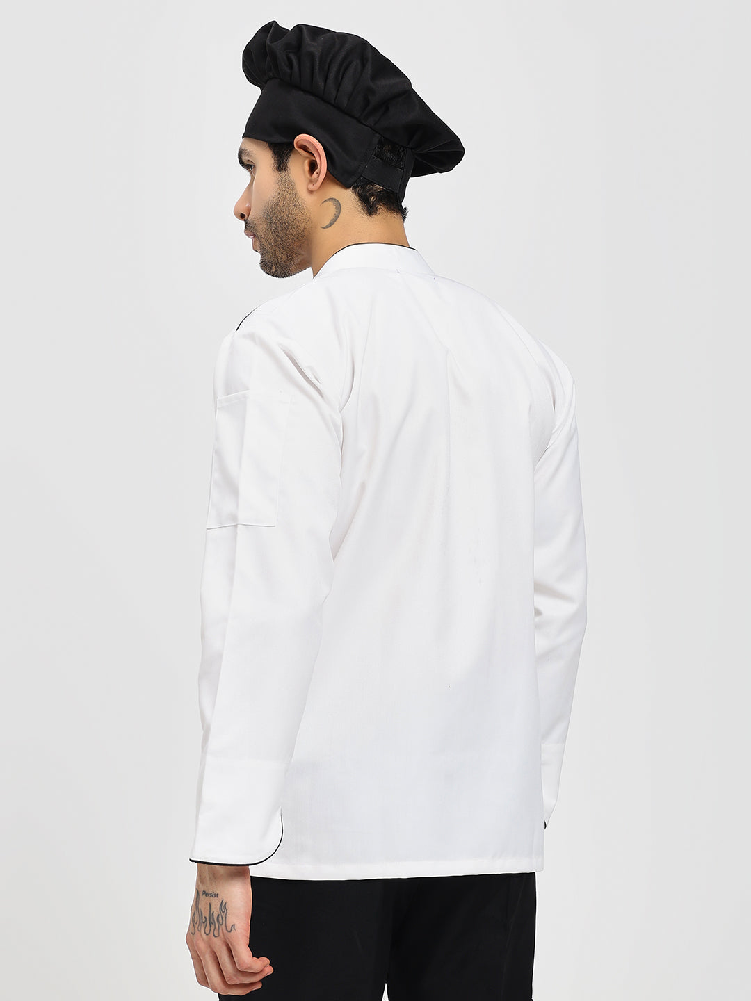 Premium Chef Coat with Black detailing