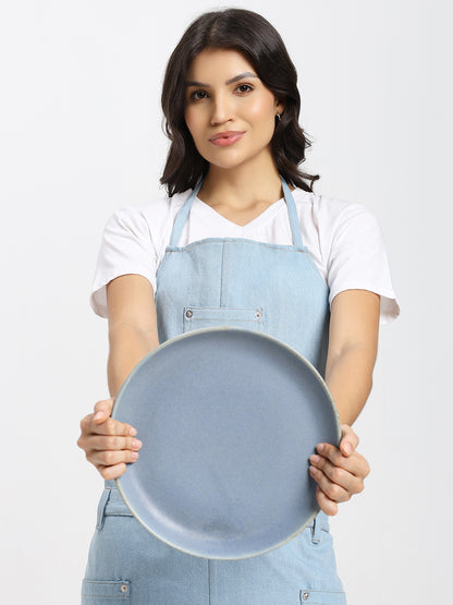 Premium Light Blue Multi-Purpose Denim Apron Unisex Adjustable Utility Apron with Tool loops